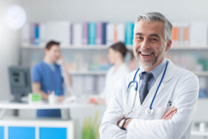 Doctor-with-patient-access-solution